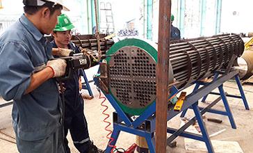 Hệ thống trao đổi nhiệt (Heat exchanger, Water batch Heater, Fire Heater, Heater, Air Cooler)